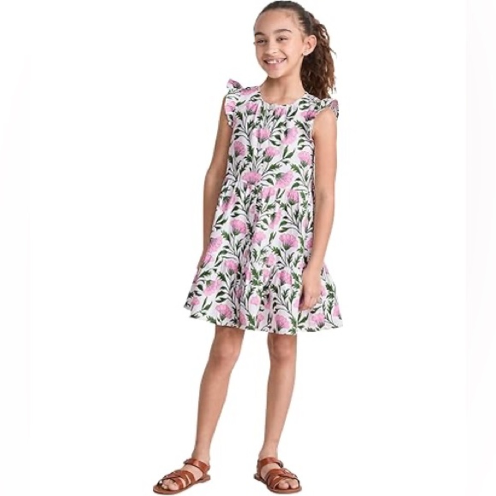 Vineyard Vines Girls' Evie Poplin‎ Shirt Dress Size Medium New With Tags